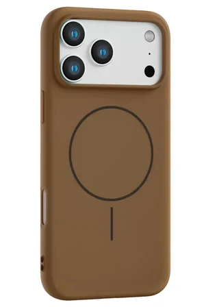Joko Apple iPhone 17 Pro Max Jully Magsafe Kapak - Kahverengi