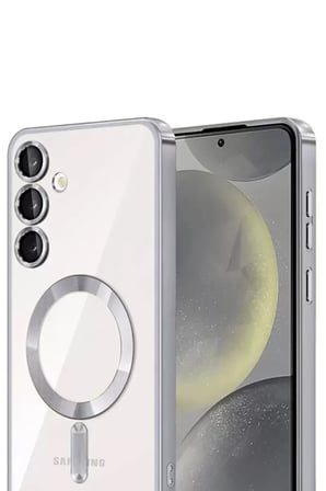 Newface Samsung Galaxy A56 Kross Magneticsafe Kapak - Gümüş