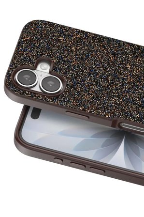 Onegif Apple iPhone 17 Bright Simli Kapak - Gold