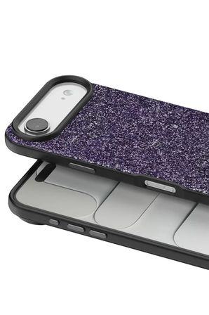 Onegif Apple iPhone 17 Air Bright Simli Kapak - Derin Mor