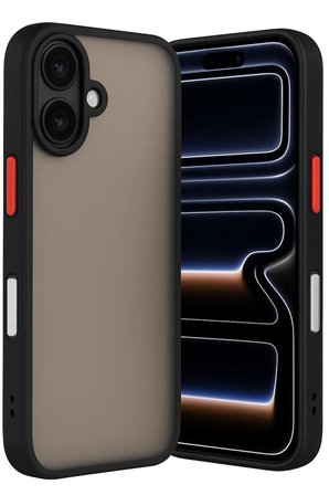 Newface Apple iPhone 17 Kılıf Montreal Silikon Kapak - Siyah