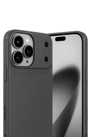 Newface Apple iPhone 17 Pro Auto Focus Karbon Kapak - Gri
