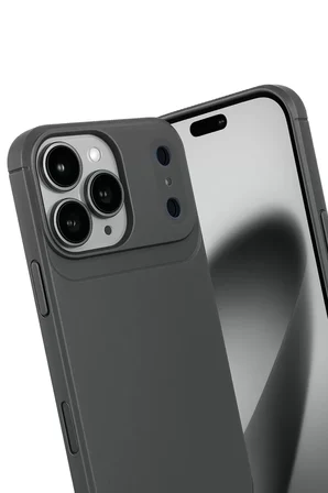 Newface Apple iPhone 17 Pro Auto Focus Karbon Kapak - Gri