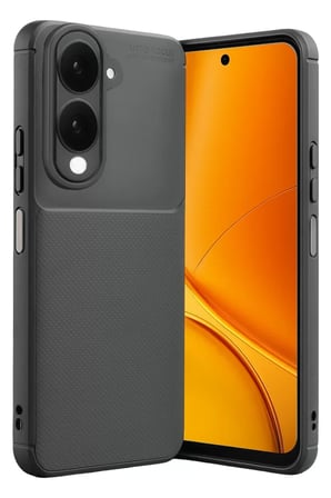 Newface Vivo Y29S Auto Focus Karbon Kapak - Gri