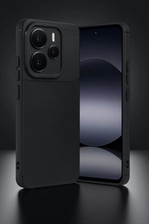 Newface Xiaomi Note 14 5G Auto Focus Karbon Kapak - Siyah