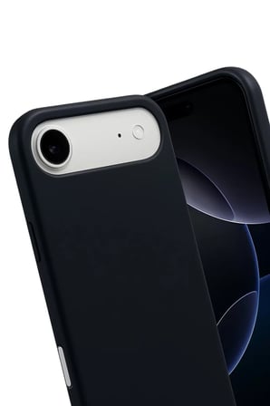Newface Apple iPhone 17 Air Nano içi Kadife Silikon - Siyah