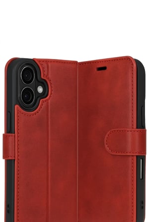Newface Apple iPhone 17 Trend S Plus Kapaklı Kılıf - Kırmızı