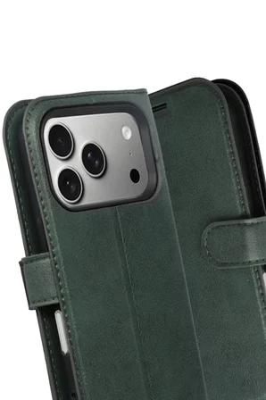 Newface Apple iPhone 17 Pro Trend S Plus Kapaklı Kılıf - Yeşil
