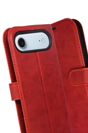 Newface Apple iPhone 17 Air Trend S Plus Kapaklı Kılıf - Kırmızı