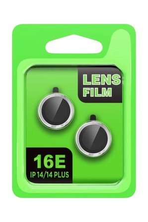 Newface Apple iPhone 16E Raze Metal Kamera Lens - Gümüş