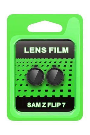 Newface Samsung Galaxy Z Flip 7 Raze Metal Kamera Lens - Siyah