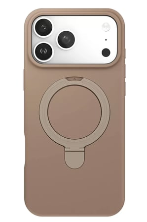 Newface Apple iPhone 17 Pro Max Regal Magsafe Standlı Kapak - Çöl Titanyum