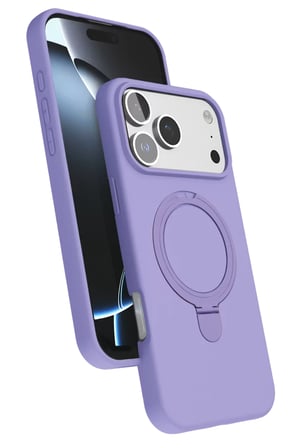 Newface Apple iPhone 17 Pro Max Regal Magsafe Standlı Kapak - Lila