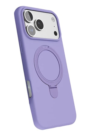 Newface Apple iPhone 17 Pro Max Regal Magsafe Standlı Kapak - Lila