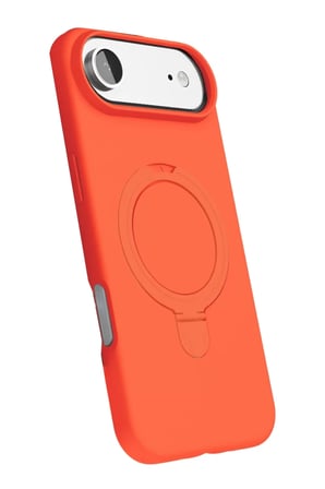 Newface Apple iPhone 17 Air Regal Magsafe Standlı Kapak - Turuncu