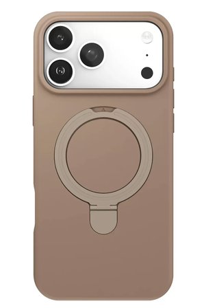 Newface Apple iPhone 17 Pro Regal Magsafe Standlı Kapak - Çöl Titanyum