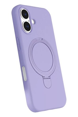 Newface Apple iPhone 16 Plus Regal Magsafe Standlı Kapak - Lila