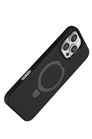 Newface Apple iPhone 16 Pro Max Regal Magsafe Standlı Kapak - Siyah