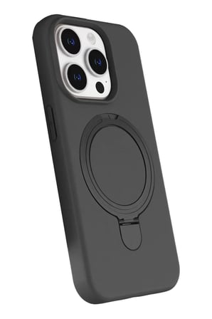 Newface Apple iPhone 14 Pro Max Regal Magsafe Standlı Kapak - Titan Gri