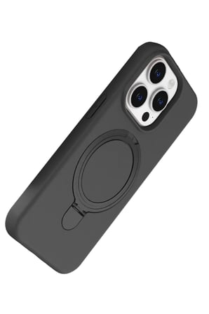 Newface Apple iPhone 14 Pro Max Regal Magsafe Standlı Kapak - Titan Gri