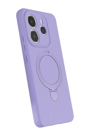 Newface Xiaomi Redmi Note 14 4G Regal Magsafe Standlı Kapak - Lila