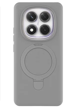 Newface Xiaomi Redmi Note 14 Pro 4G Regal Magsafe Standlı Kapak - Titan Gri