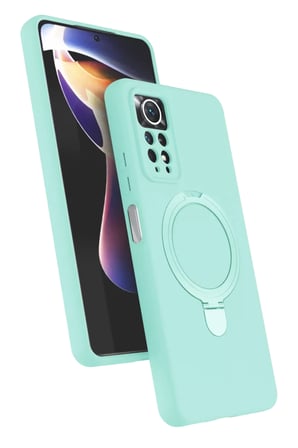 Newface Xiaomi Redmi Note 12 Pro 4G Regal Magsafe Standlı Kapak - Su Yeşili