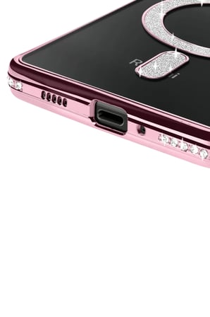 Newface Xiaomi Redmi 14C Joke Simli Magneticsafe Kılıf - Pembe