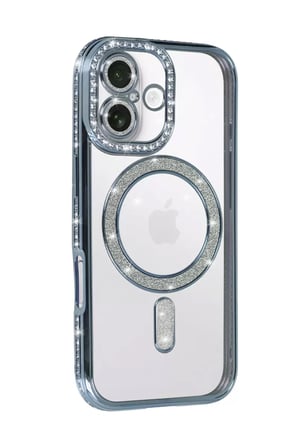 Newface Apple iPhone 17 Joke Simli Magneticsafe Kılıf - Mavi