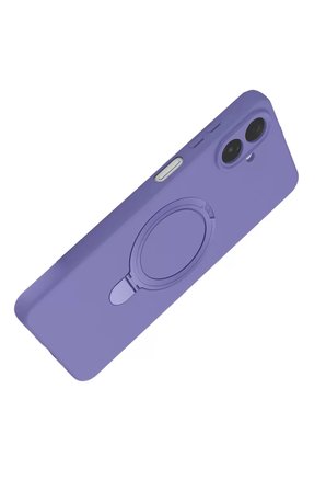 Newface Samsung Galaxy A07 4G Regal Magsafe Standlı Kapak - Lila
