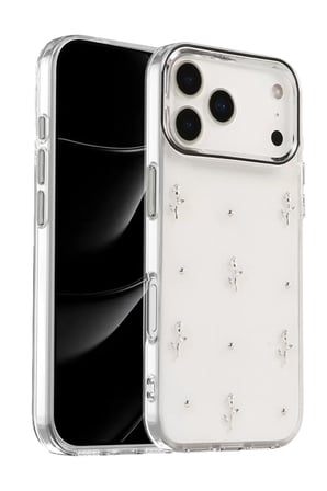 Newface Apple iPhone 17 Pro Max Fiyonk Desenli Kapak - Desen 4