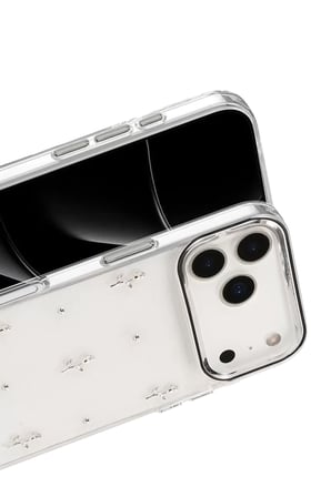 Newface Apple iPhone 17 Pro Max Fiyonk Desenli Kapak - Desen 4