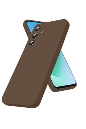 Newface Samsung Galaxy A17 5G First Silikon - Kahverengi