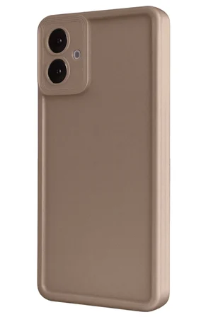 Newface Samsung Galaxy A07 4G Viera Silikon - Kahverengi