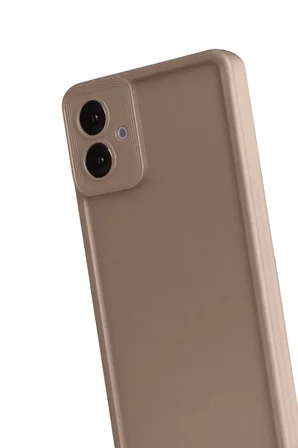 Newface Samsung Galaxy A07 4G Viera Silikon - Kahverengi