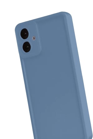 Newface Samsung Galaxy A07 4G Viera Silikon - Mavi