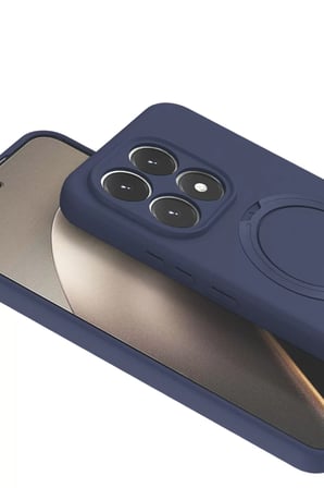 Newface Xiaomi Mi 15T Regal Magsafe Standlı Kapak - Lacivert