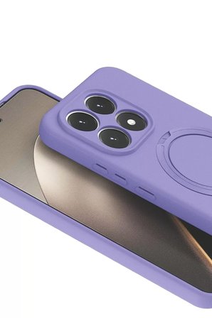Newface Xiaomi Mi 15T Regal Magsafe Standlı Kapak - Lila