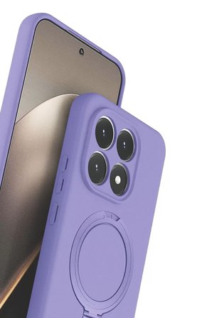 Newface Xiaomi Mi 15T Regal Magsafe Standlı Kapak - Lila