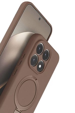 Newface Xiaomi Mi 15T Regal Magsafe Standlı Kapak - Çöl Titanyum