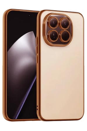 Newface Xiaomi Mi 15 Razer Lensli Silikon - Çöl Titanyum