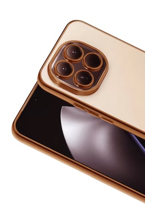 Newface Xiaomi Mi 15 Razer Lensli Silikon - Çöl Titanyum