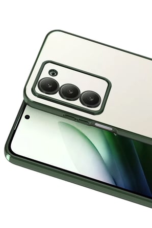 Newface Xiaomi Redmi 15 4G Razer Lensli Silikon - Yeşil