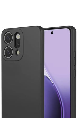 Newface Oppo Reno 14 First Silikon - Siyah