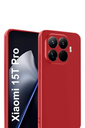 Newface Xiaomi Mi 15T Pro First Silikon - Kırmızı