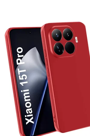 Newface Xiaomi Mi 15T Pro First Silikon - Kırmızı