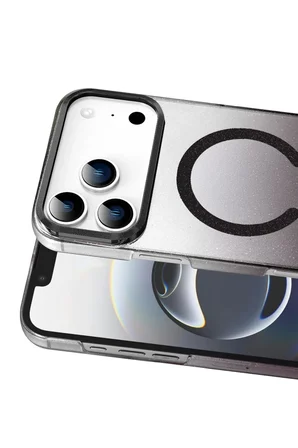 Newface Apple iPhone 17 Pro Max Glossy Magsafe Kapak - Siyah