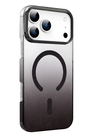 Newface Apple iPhone 17 Pro Max Glossy Magsafe Kapak - Siyah