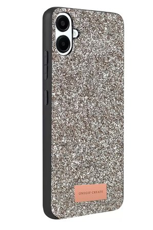 Onegif Samsung Galaxy A07 4G Bright Simli Kapak - Gümüş