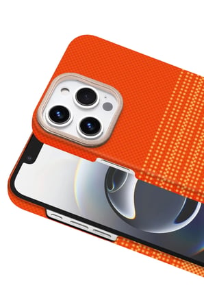 Newface Apple iPhone 15 Pro Max Vega Magsafe Kapak - Turuncu